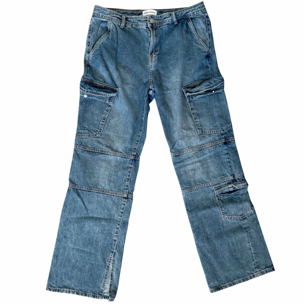 Zara Woman’s Blue Cargo Jeans